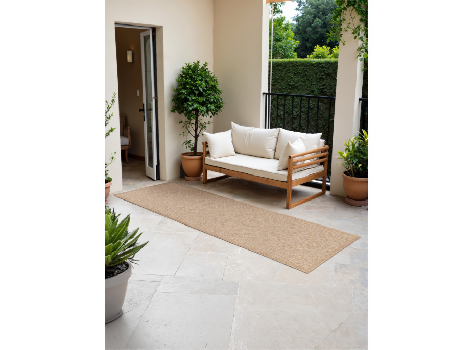 Behúň Duet Rosel Beige/White - na von aj na doma