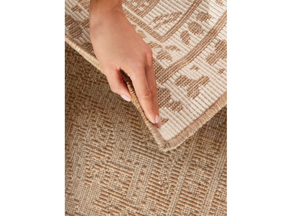 Behúň Duet Rosel Beige/White - na von aj na doma