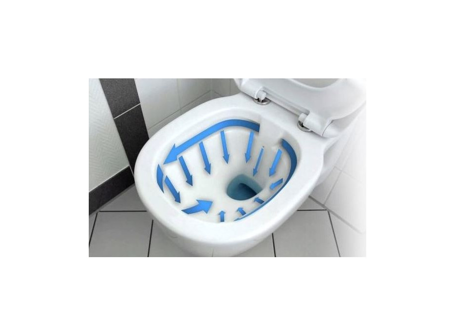 Závesné WC Rea Carlo mini RIMLESS + Duroplast sedátko flat - ecru