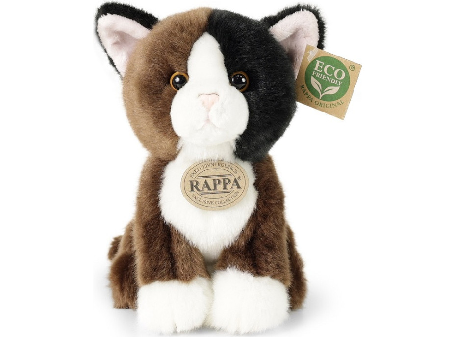 Rappa Plyšová mačka sediaca 18 cm ECO-FRIENDLY