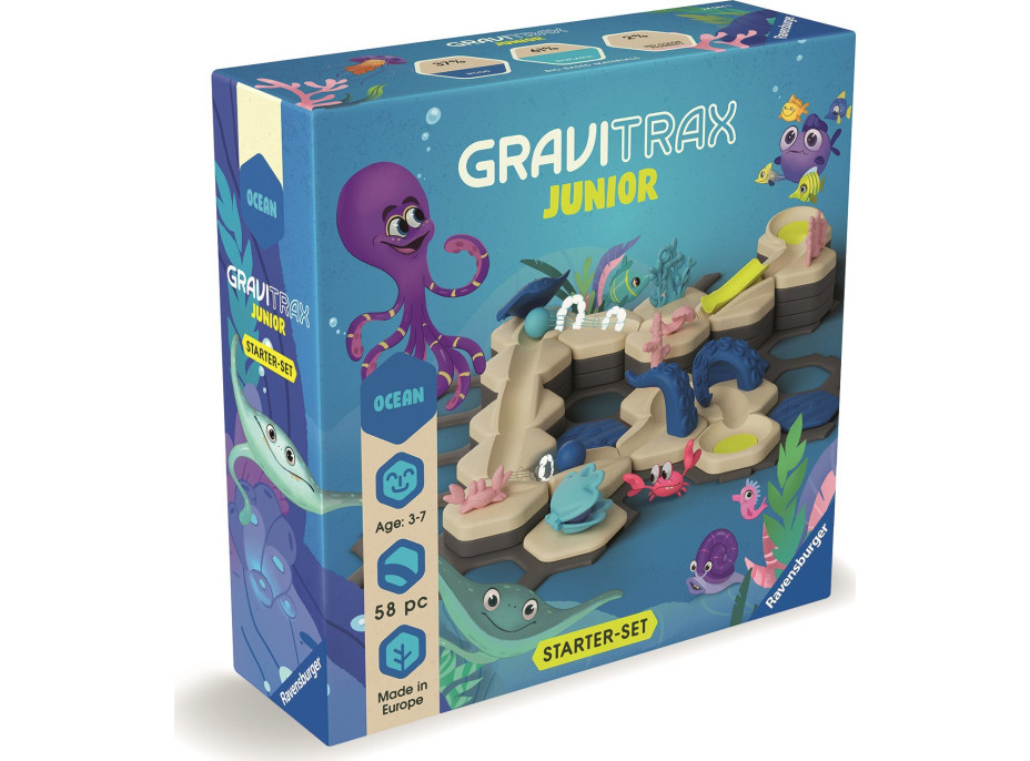 RAVENSBURGER GraviTrax Junior Štartovacia sada Oceán