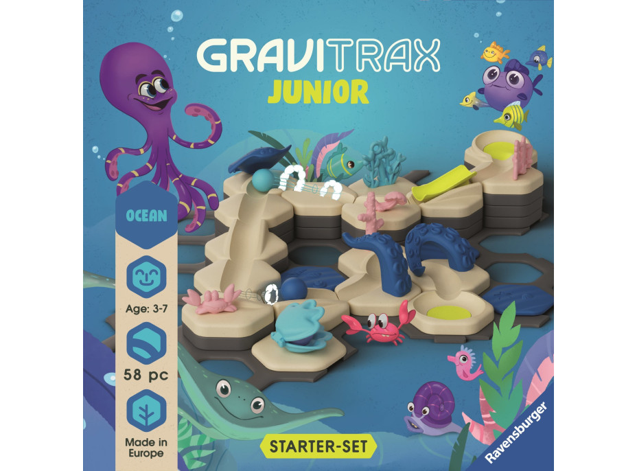 RAVENSBURGER GraviTrax Junior Štartovacia sada Oceán