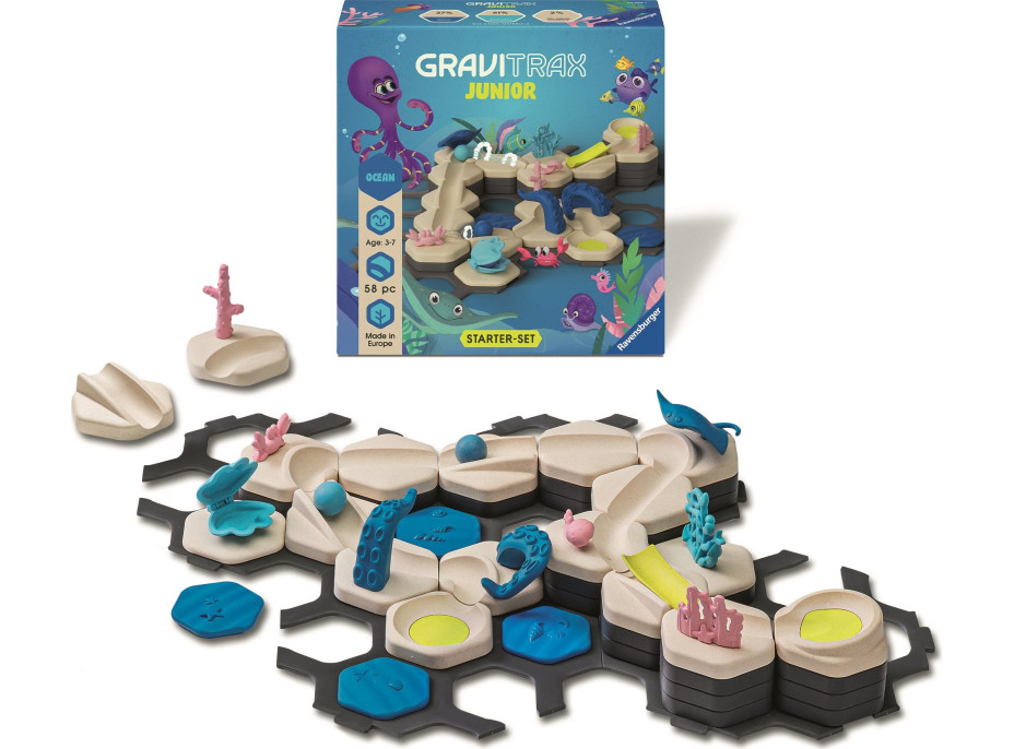 RAVENSBURGER GraviTrax Junior Štartovacia sada Oceán