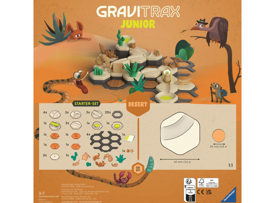 RAVENSBURGER GraviTrax Junior Štartovacia sada Púšť