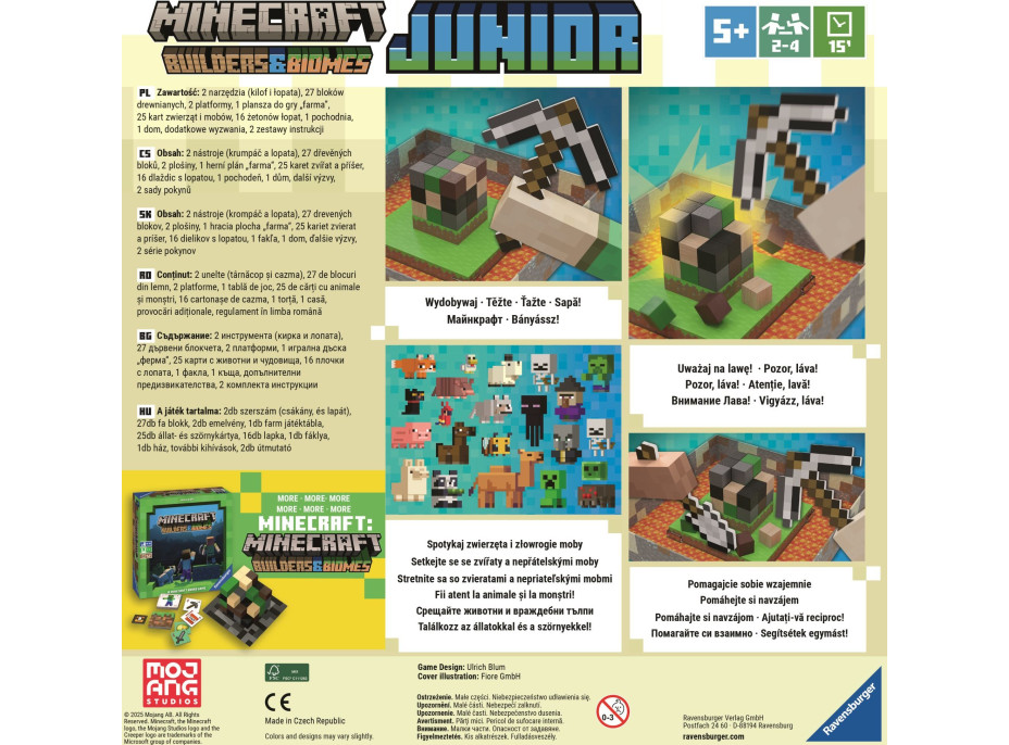 RAVENSBURGER Minecraft: Builders & Biomes Junior