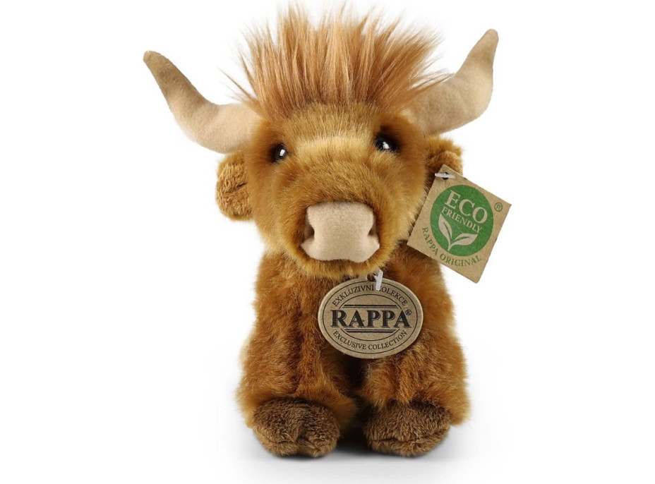 Rappa Plyšový škótsky náhorný dobytok 16 cm ECO-FRIENDLY