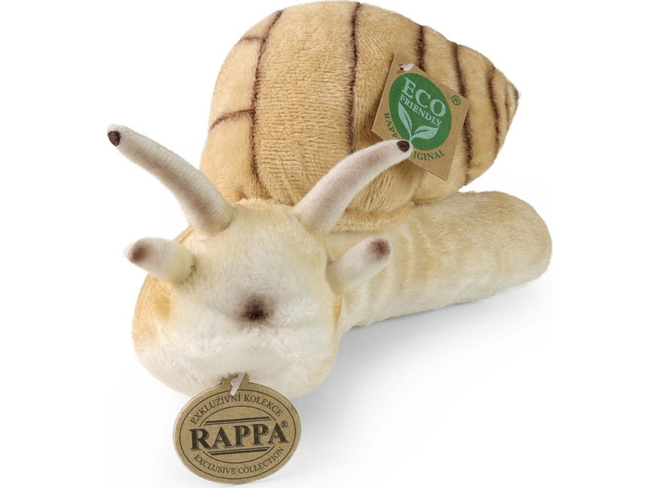 Rappa Plyšový slimák 24 cm ECO-FRIENDLY