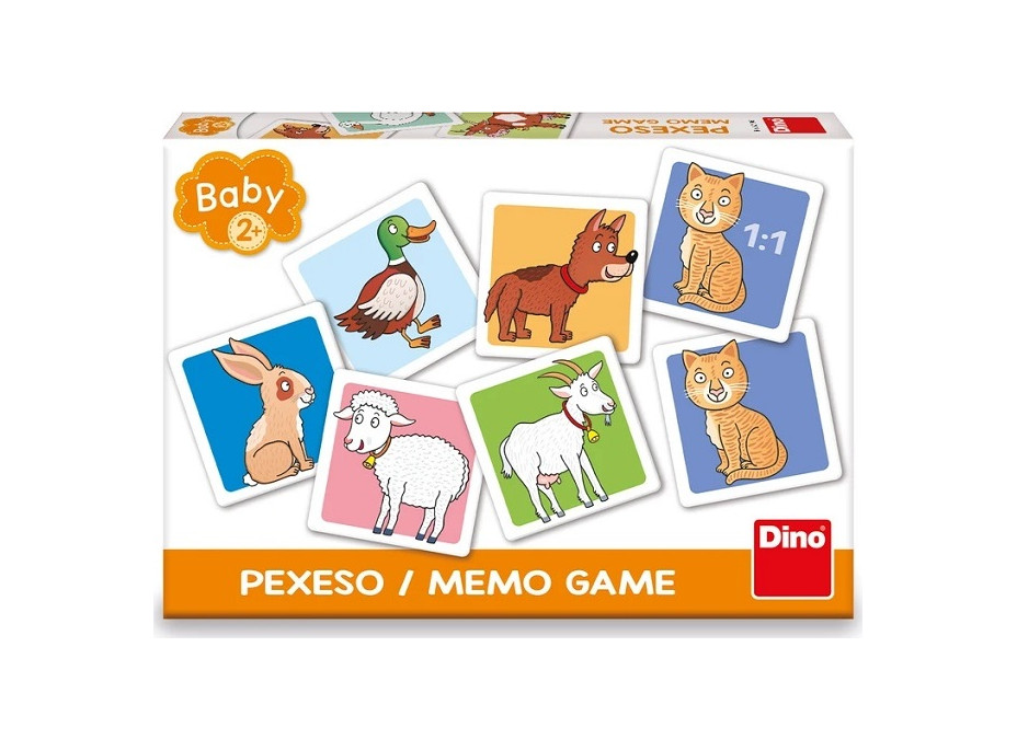 Dino Baby pexeso Domáce zvieratká