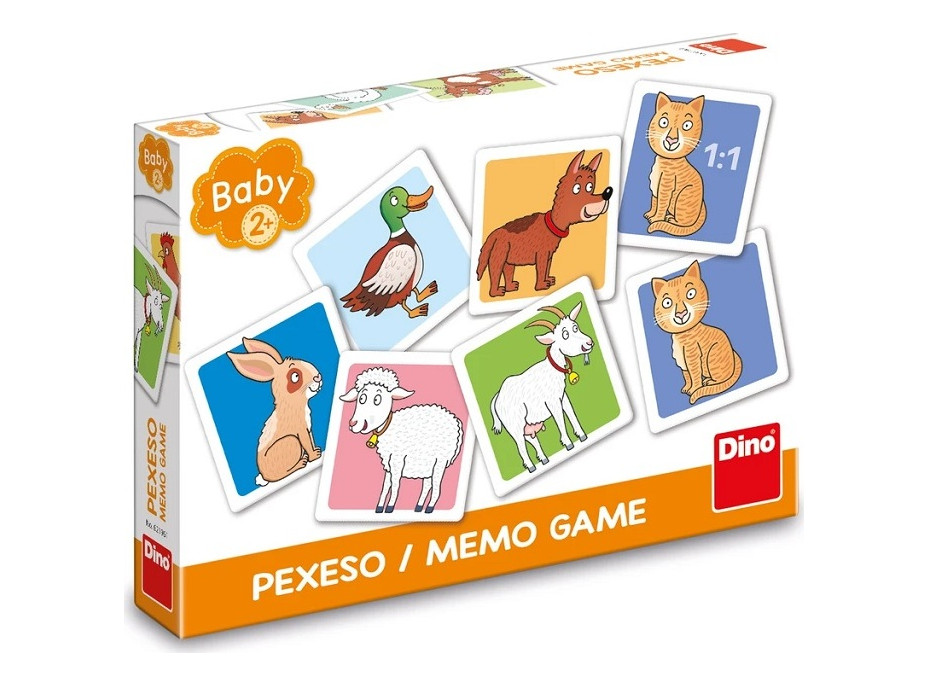 Dino Baby pexeso Domáce zvieratká
