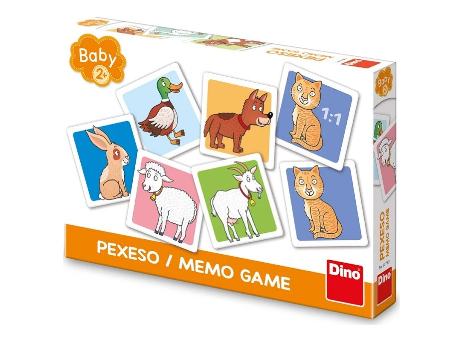 Dino Baby pexeso Domáce zvieratká