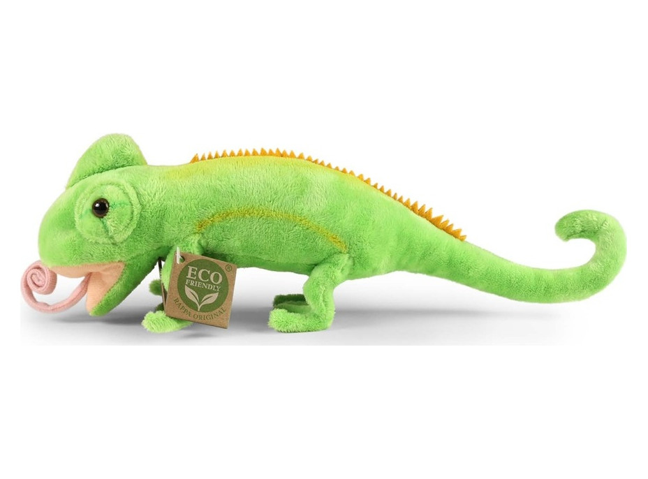 Rappa Plyšový chameleón 30 cm ECO-FRIENDLY