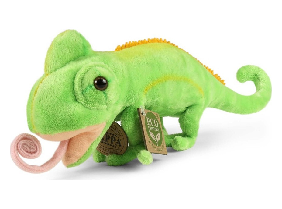 Rappa Plyšový chameleón 30 cm ECO-FRIENDLY