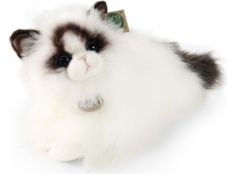 Rappa Plyšová mačka ragdoll ležiaca 35 cm ECO-FRIENDLY
