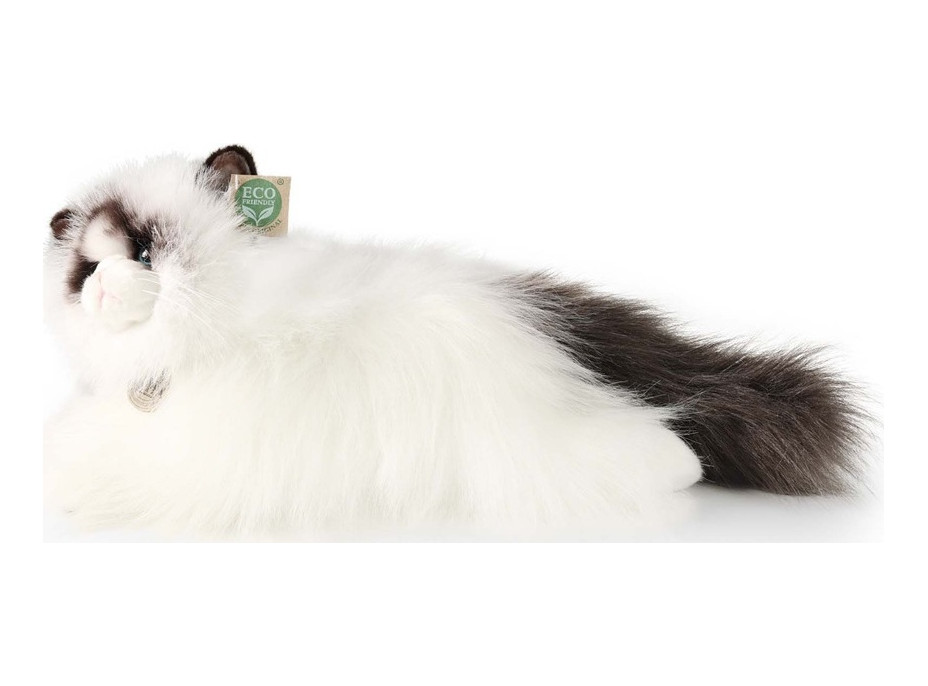 Rappa Plyšová mačka ragdoll ležiaca 35 cm ECO-FRIENDLY