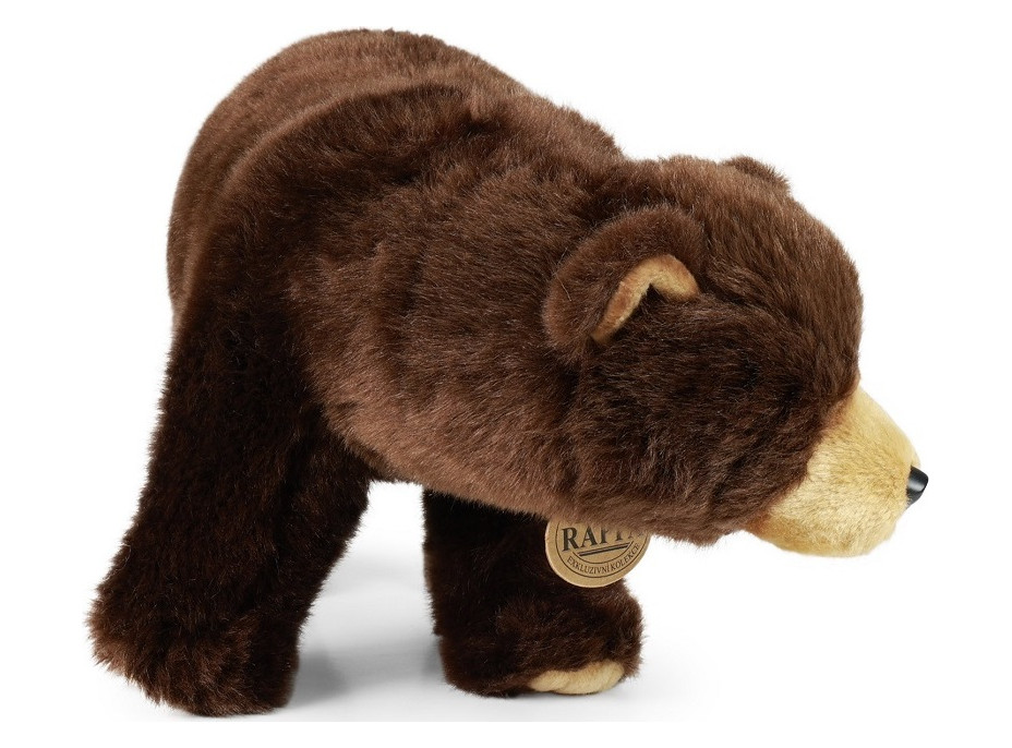 Rappa Plyšový medveď hnedý stojaci 40 cm ECO-FRIENDLY