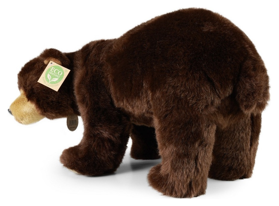 Rappa Plyšový medveď hnedý stojaci 40 cm ECO-FRIENDLY