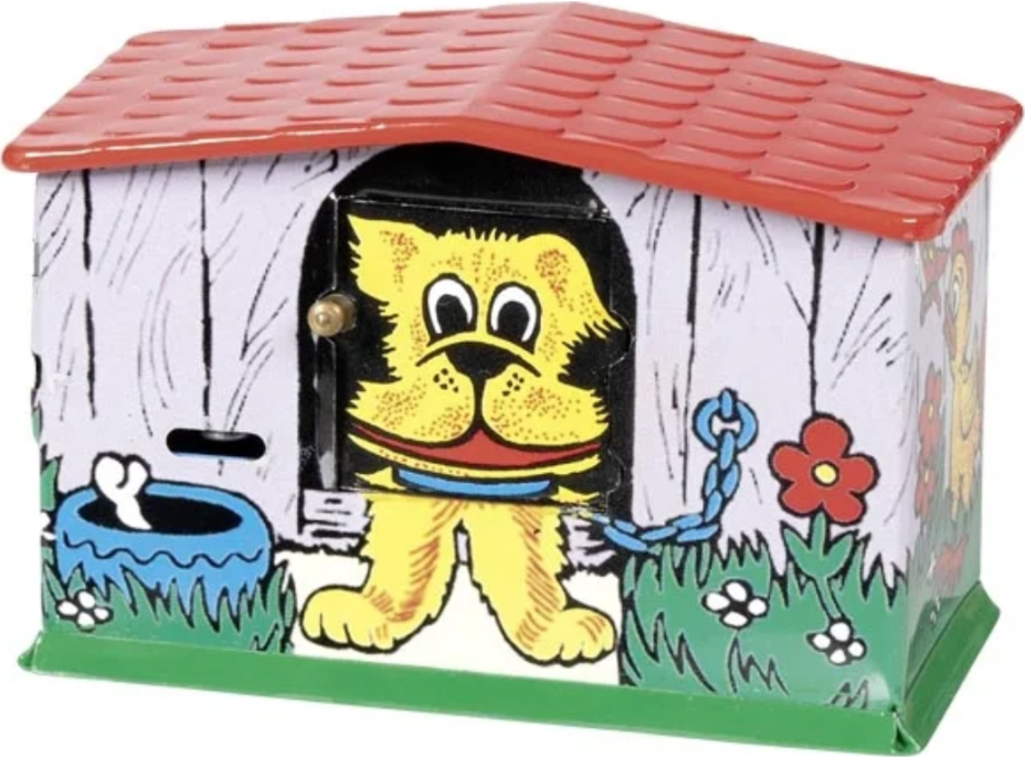 GOKI Plechová pokladnička Psík