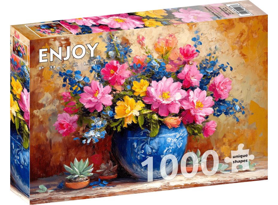 ENJOY Puzzle Červenajúci sa kútik 1000 dielikov