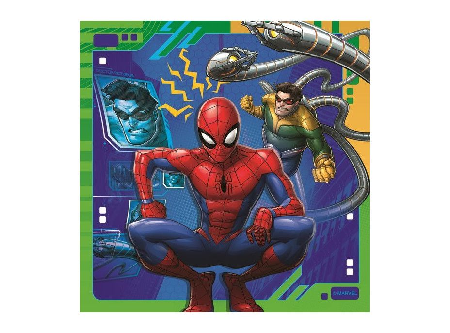 RAVENSBURGER Puzzle Marvel: Spider-Man 3x49 dielikov