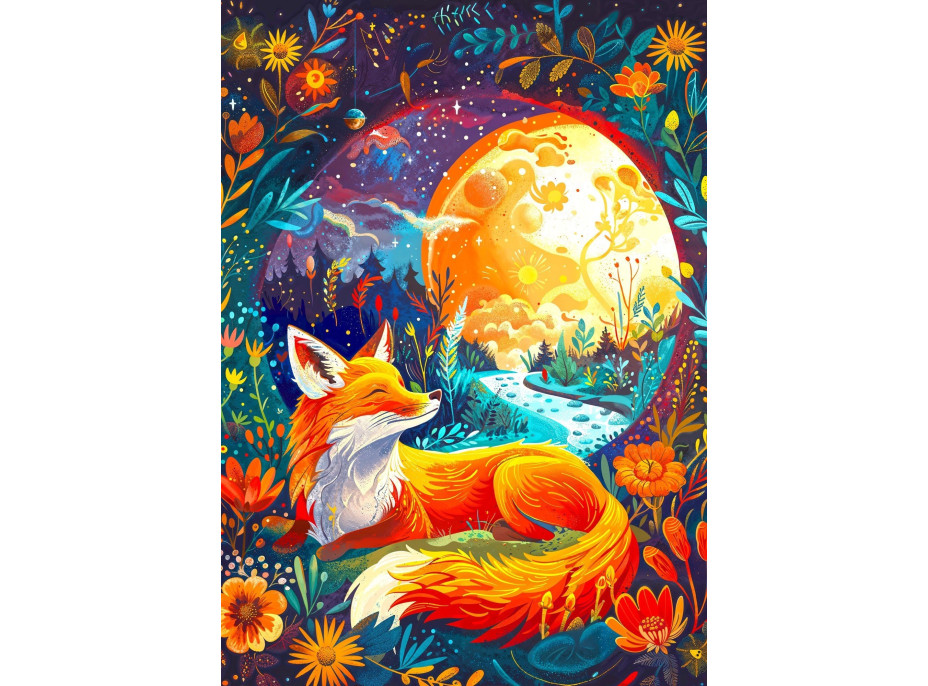ENJOY Puzzle Mesačná líška 1000 dielikov