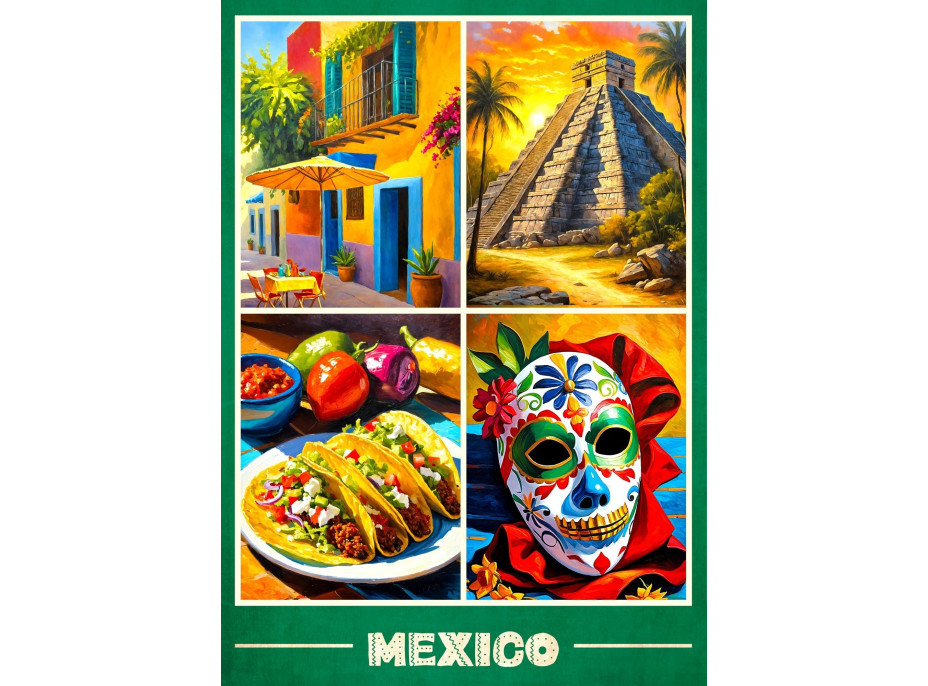 ENJOY Puzzle Mexiko 1000 dielikov