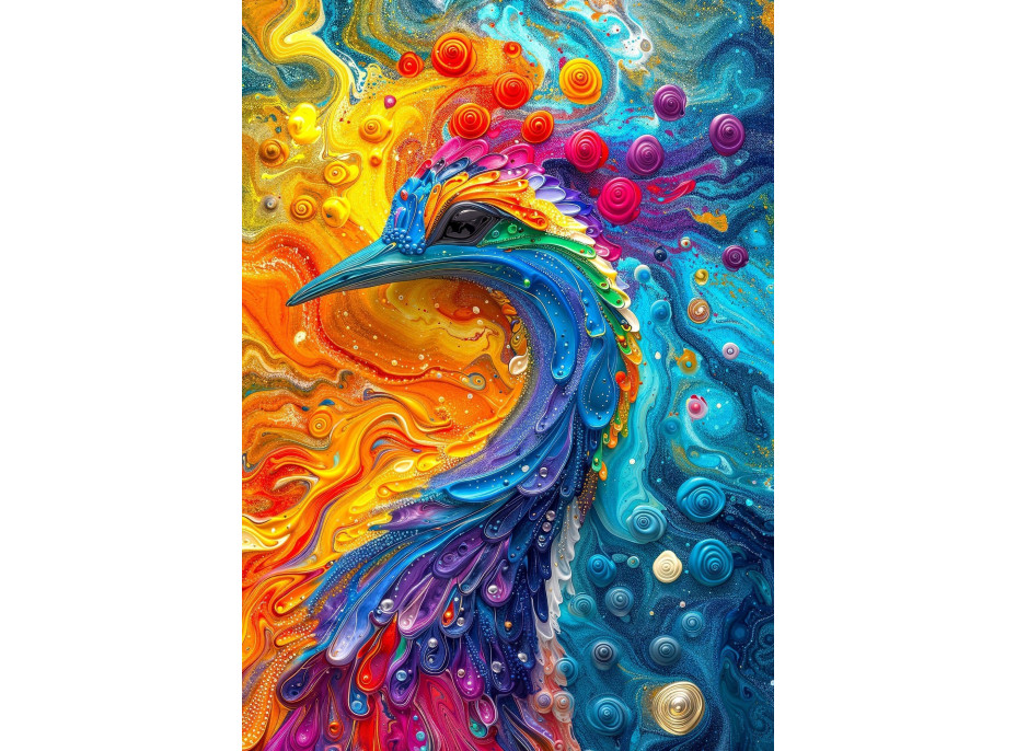ENJOY Puzzle Mramorové perie 1000 dielikov