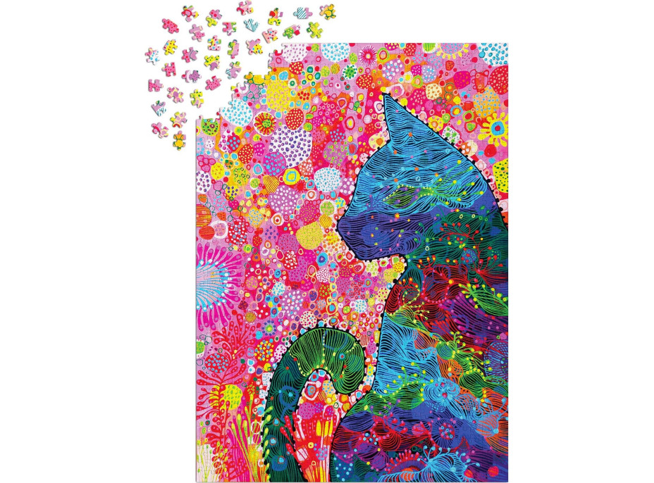 ENJOY Puzzle Premýšľavá mačka 1000 dielikov