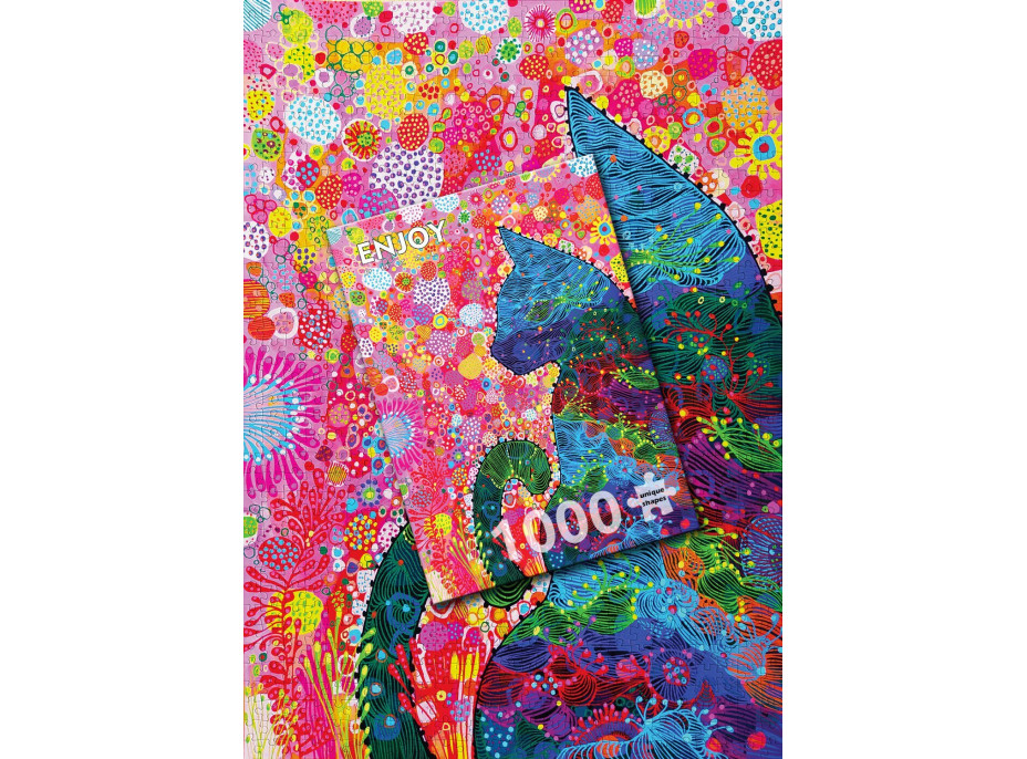 ENJOY Puzzle Premýšľavá mačka 1000 dielikov