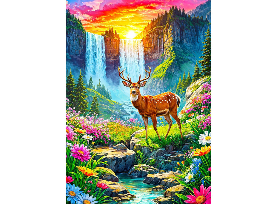 ENJOY Puzzle Raj jeleňov 1000 dielikov