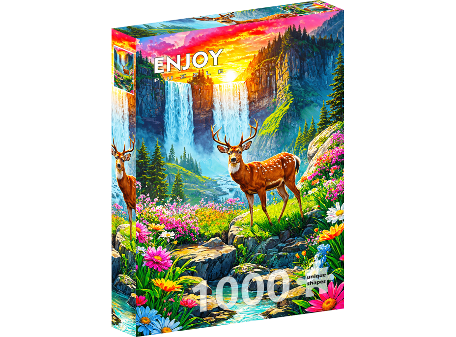 ENJOY Puzzle Raj jeleňov 1000 dielikov