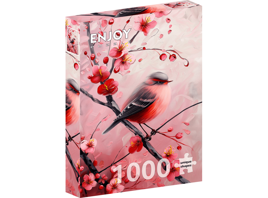 ENJOY Puzzle Rubínový spevák 1000 dielikov