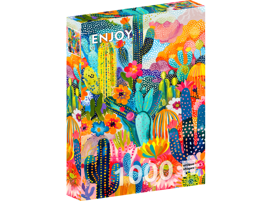ENJOY Puzzle Svet kaktusov 1000 dielikov
