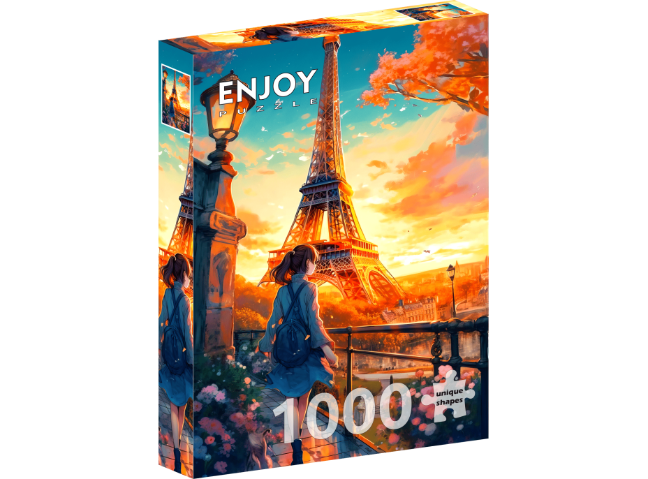 ENJOY Puzzle Potulky Parížom 1000 dielikov