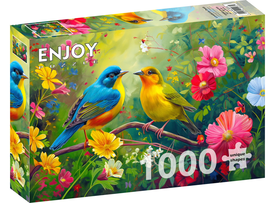 ENJOY Puzzle Zamilovaný duet 1000 dielikov