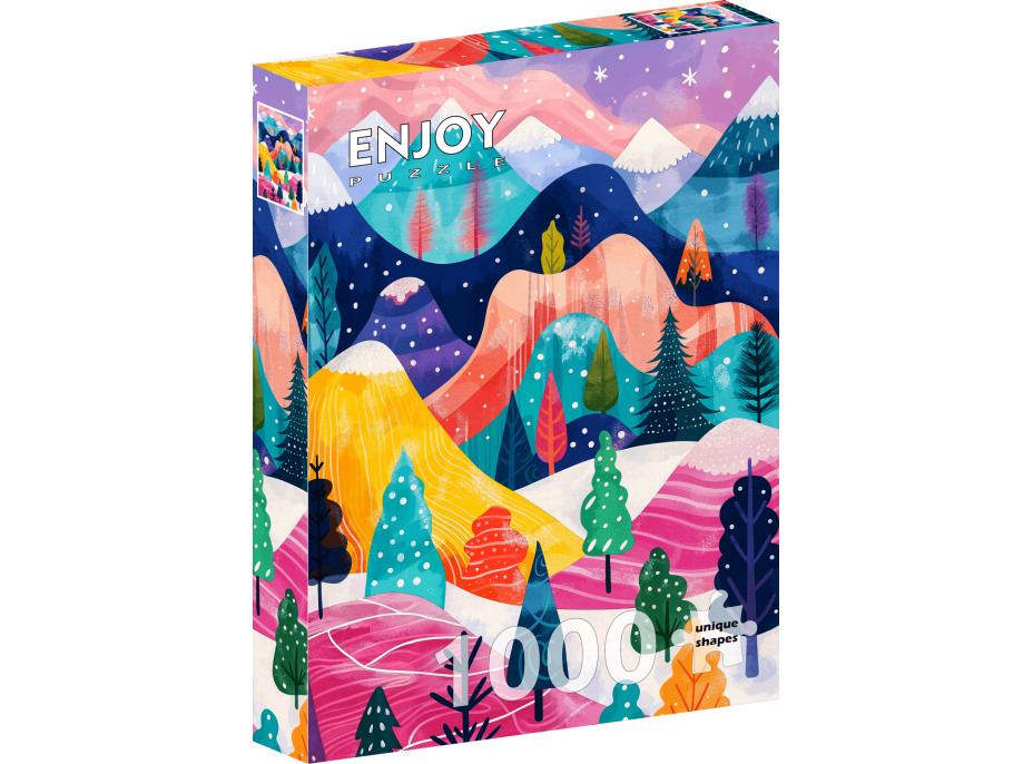 ENJOY Puzzle Zimná paleta 1000 dielikov