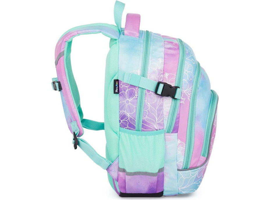 OXYBAG Školský batoh OXY SCOOLER Flowers