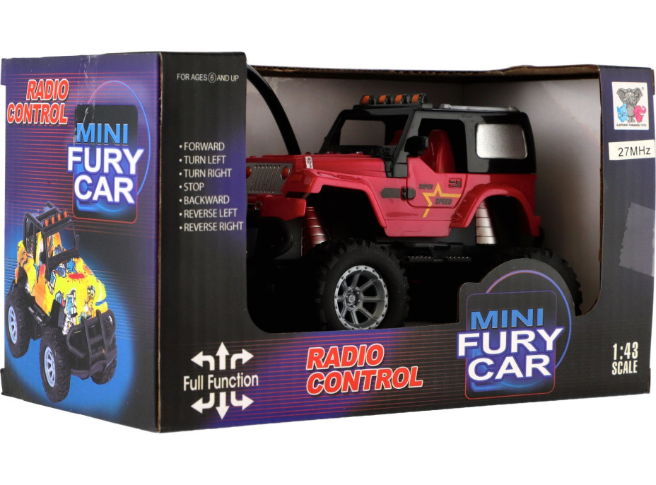 TEDDIES Terénne auto RC 1:43 ružové