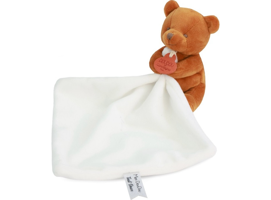 Doudou Môj malý medvedík 10 cm oranžový