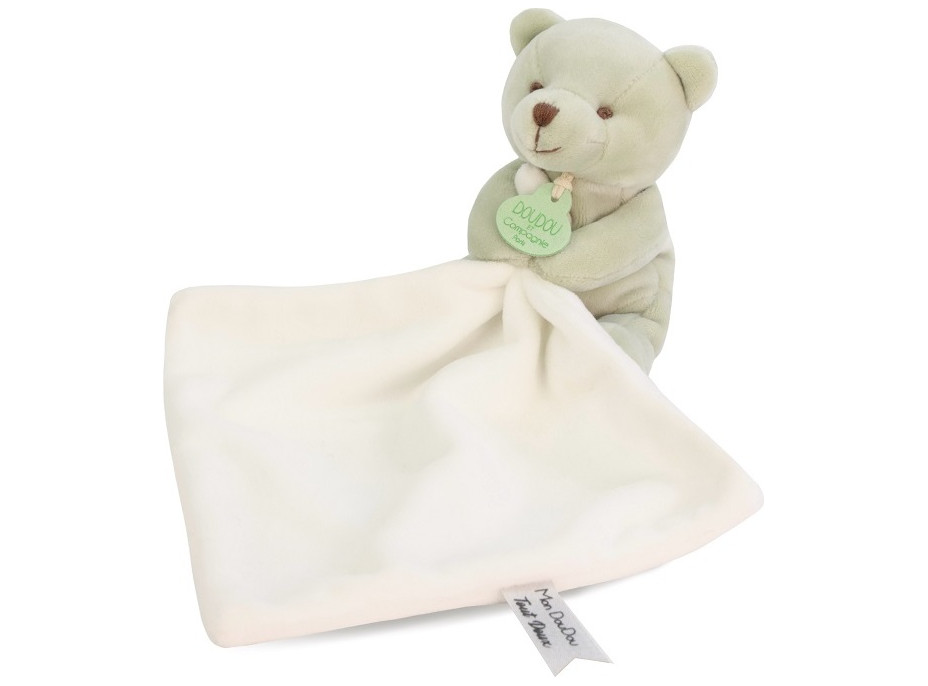 Doudou Môj malý medvedík 10 cm svetlo zelený