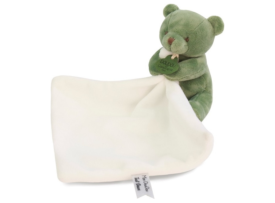 Doudou Môj malý medvedík 10 cm zelený