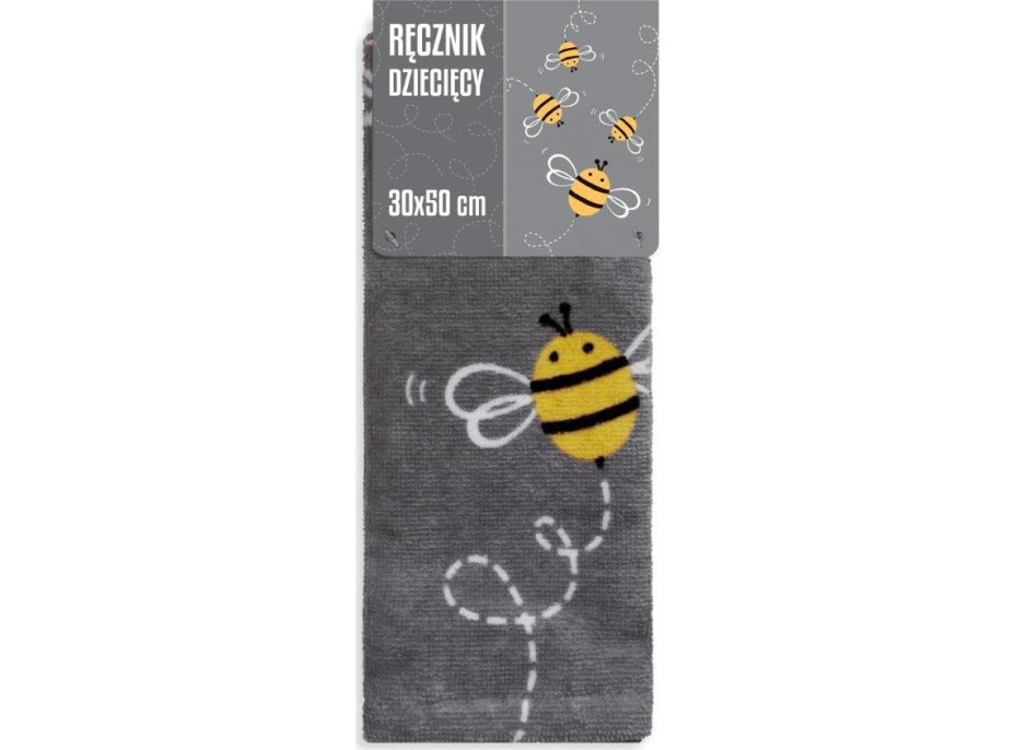 Detský bavlnený uterák KIDS 30x50 cm - Včielky