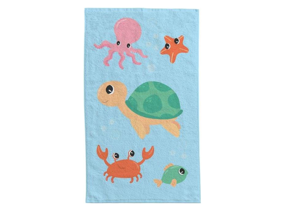 Detský bavlnený uterák KIDS 30x50 cm - Morský svet
