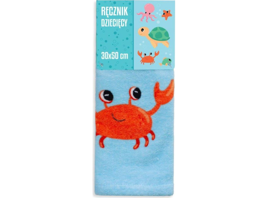 Detský bavlnený uterák KIDS 30x50 cm - Morský svet