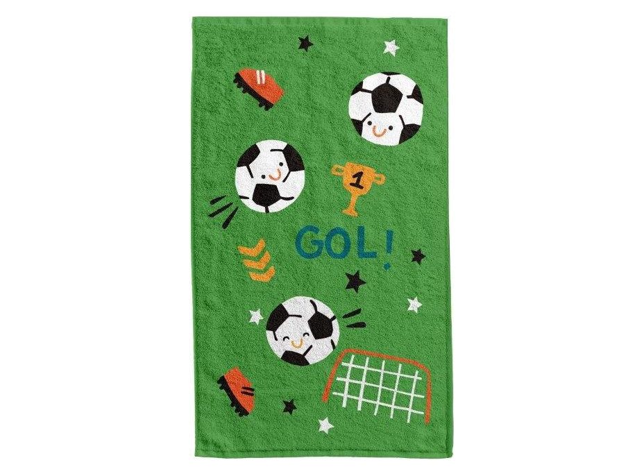 Detský bavlnený uterák KIDS 30x50 cm - Futbal