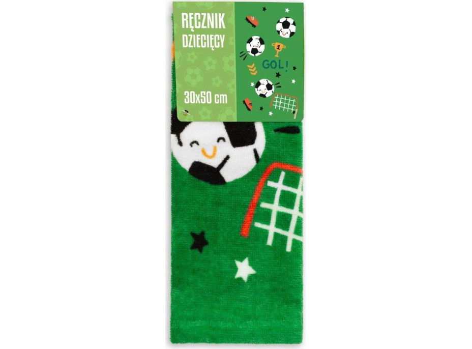 Detský bavlnený uterák KIDS 30x50 cm - Futbal