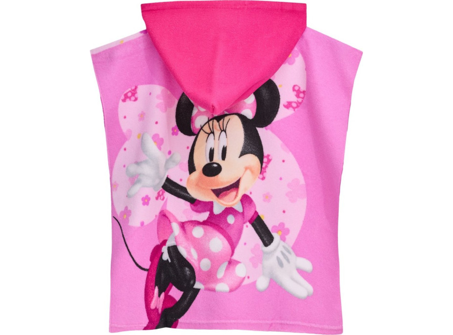 Detská rýchloschnúca osuška s kapucňou MINNIE 50x100 cm