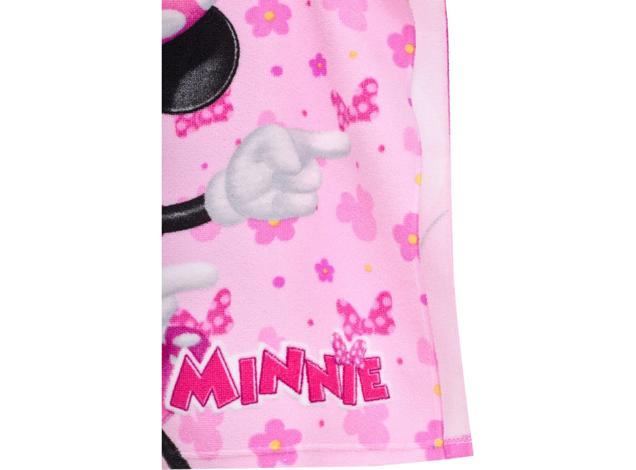 Detská rýchloschnúca osuška s kapucňou MINNIE 50x100 cm