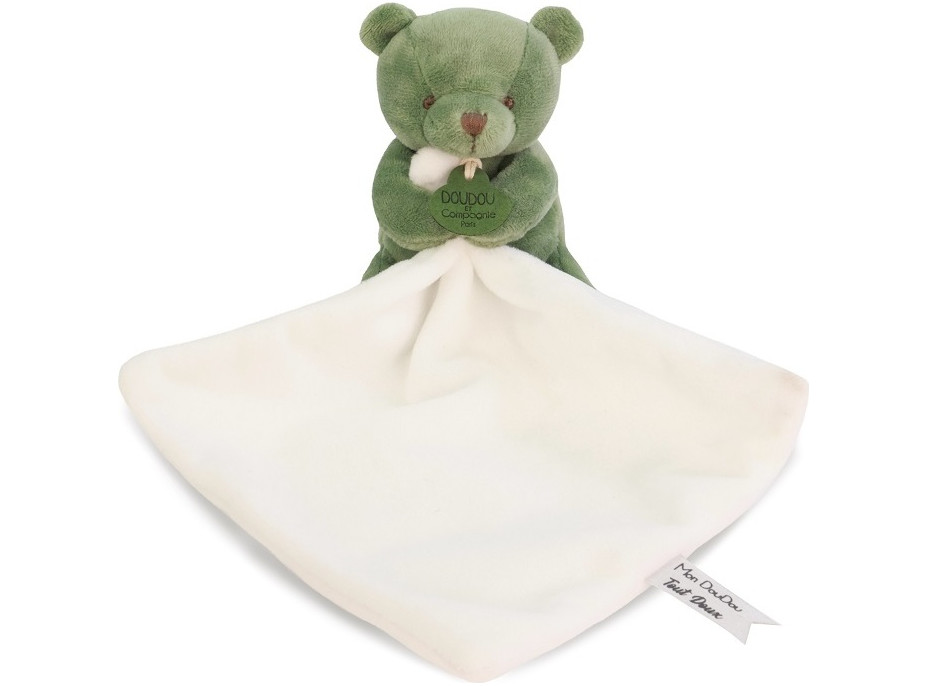 Doudou Môj malý medvedík 10 cm zelený