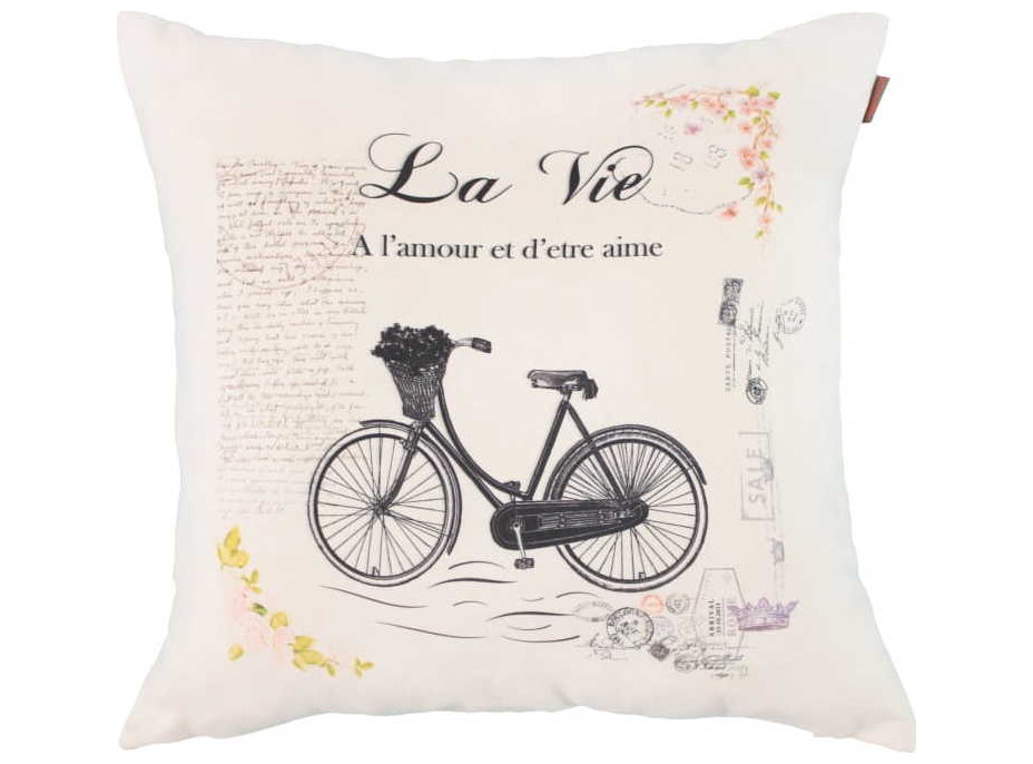 Obliečka na vankúš VINTAGE BIKE 45x45 cm - La Vie