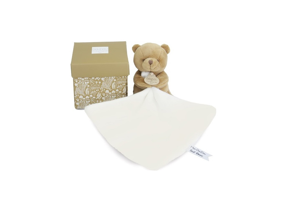Doudou Môj malý medvedík 10 cm hnedý